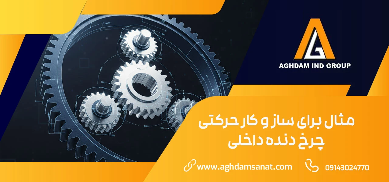 چرخ دنده داخلی چیست؟ 1 مثال برای ساز و کار حرکتی چرخ دنده داخلی